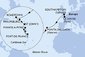 Velká Británie, Francie, Portugalsko, Britské Panenské ostrovy, Svatý Martin, Antigua a Barbuda, Martinik, Guadeloupe ze Southamptonu na lodi MSC Virtuosa