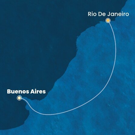 Argentina, Brazílie z Buenos Aires na lodi Costa Favolosa