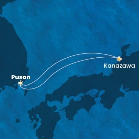 Jižní Korea, Japonsko na lodi Costa Serena