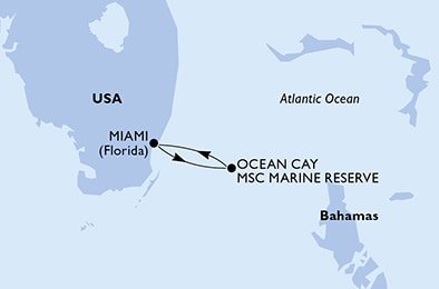 USA, Bahamy z Miami na lodi MSC Seascape