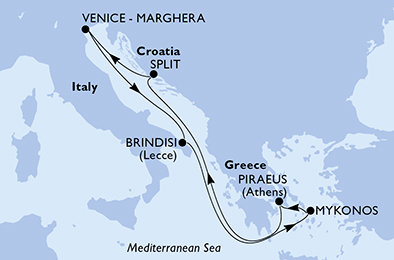 USA, Mexiko, Kajmanské ostrovy, Jamajka, Curacao, Aruba, Bahamy z Miami na lodi MSC Divina