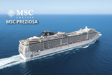 Španělsko, Velká Británie, Francie, Belgie, Dánsko, Norsko, Německo z Viga na lodi MSC Preziosa